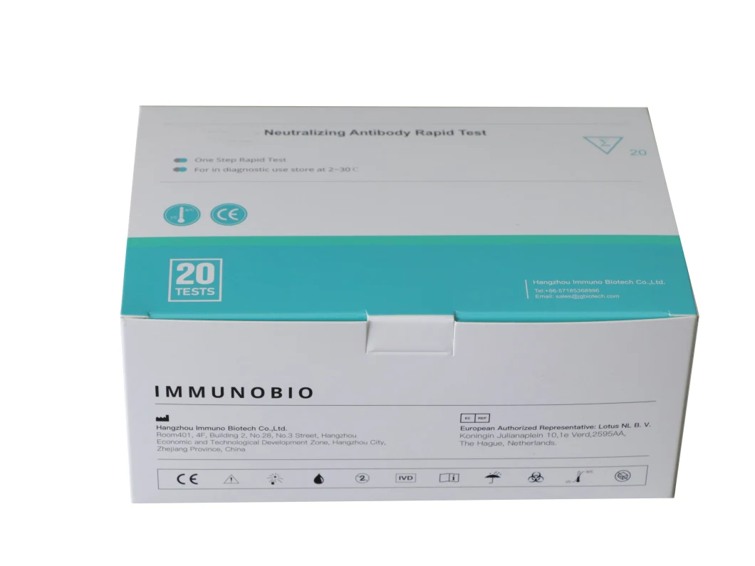 Pei Immunobio Coil Antigen Test Antigen Nasal Swab Rapid Diagnostic Test CE