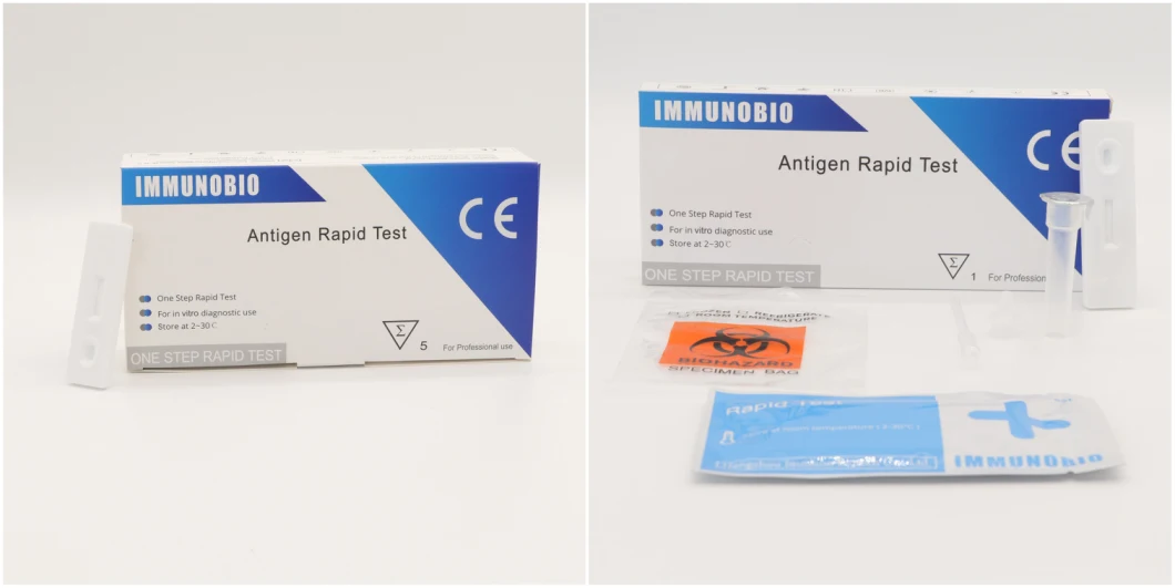 Pei/Bfarm Immunobio Coil Self Test Antigen Test Kit Antigen Test Saliva/Sputum/Nasal Rapid Test