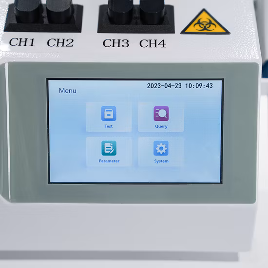 Biobase Medical Diagnosis Equipment 4-Kanal-Blutgerinnungsanalysator