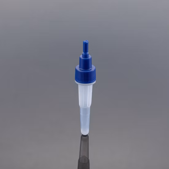 Krankenhaus-Einwegsammlung, mehrere transparente Antigen-Extraktionsröhrchen aus Kunststoff für schnelle Antigen-Diagnoseteströhrchen