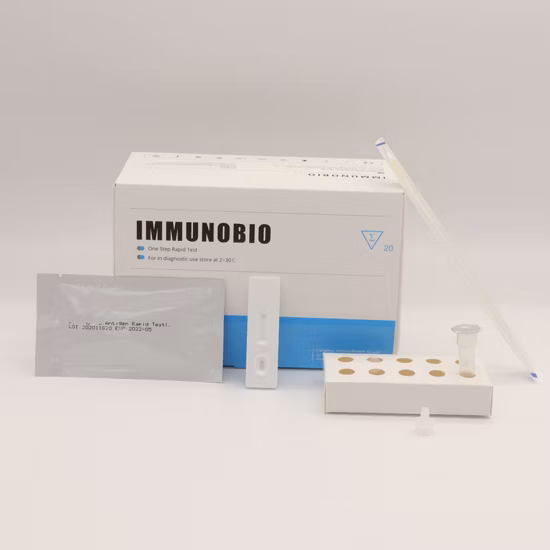 Pei/Bfarm gelisteter Immumobio Coil Sef Test Kit Antigen-Nasentupfer-Schnelltest
